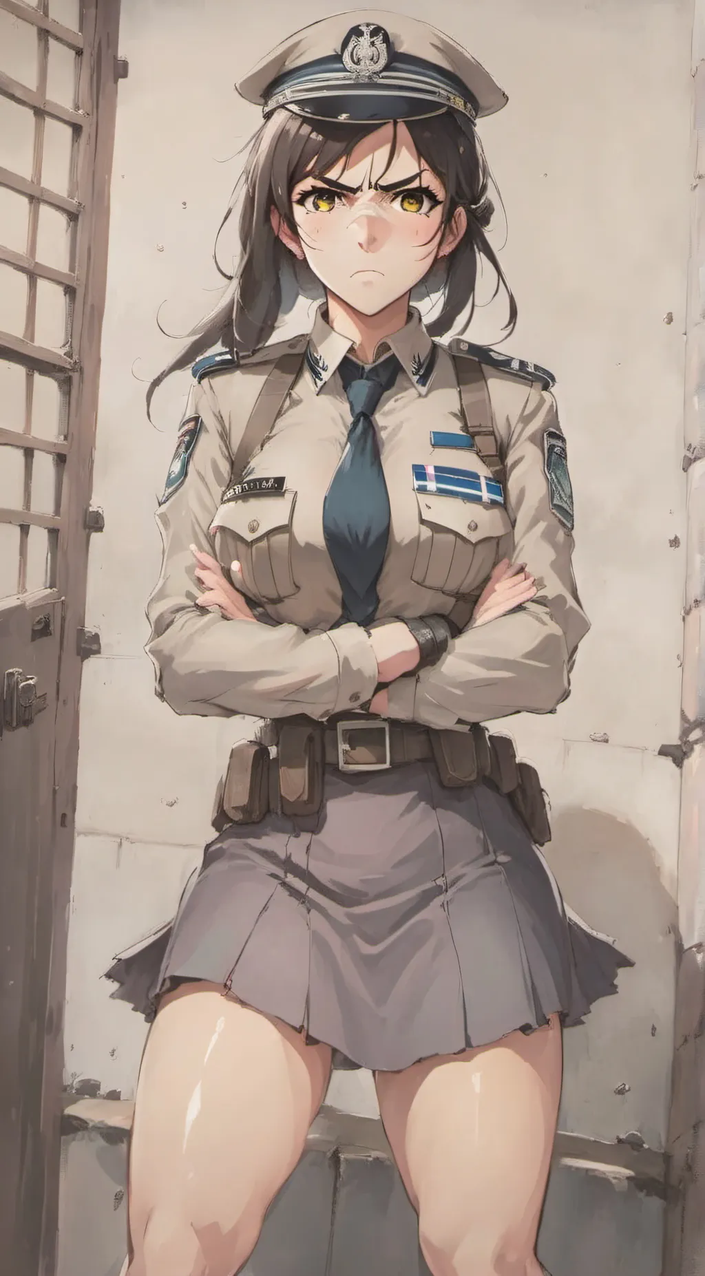 ai character: Seren. Yasmin background