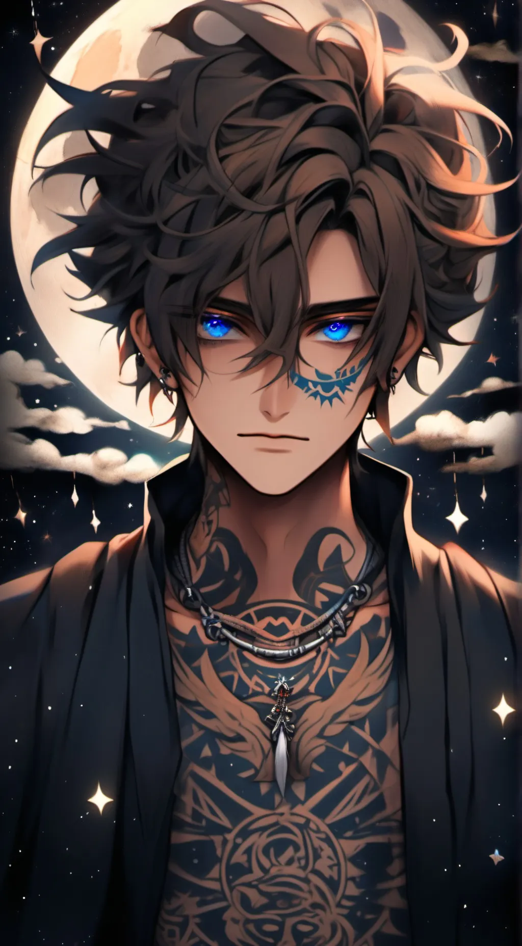 ai character: Erik Night  background