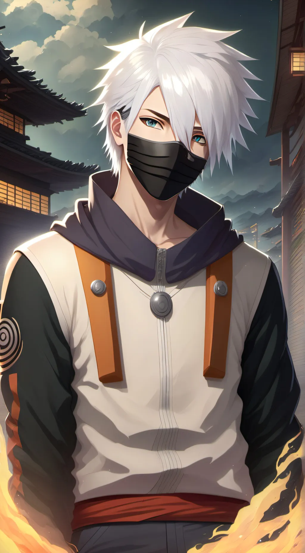 ai character: kakashi background