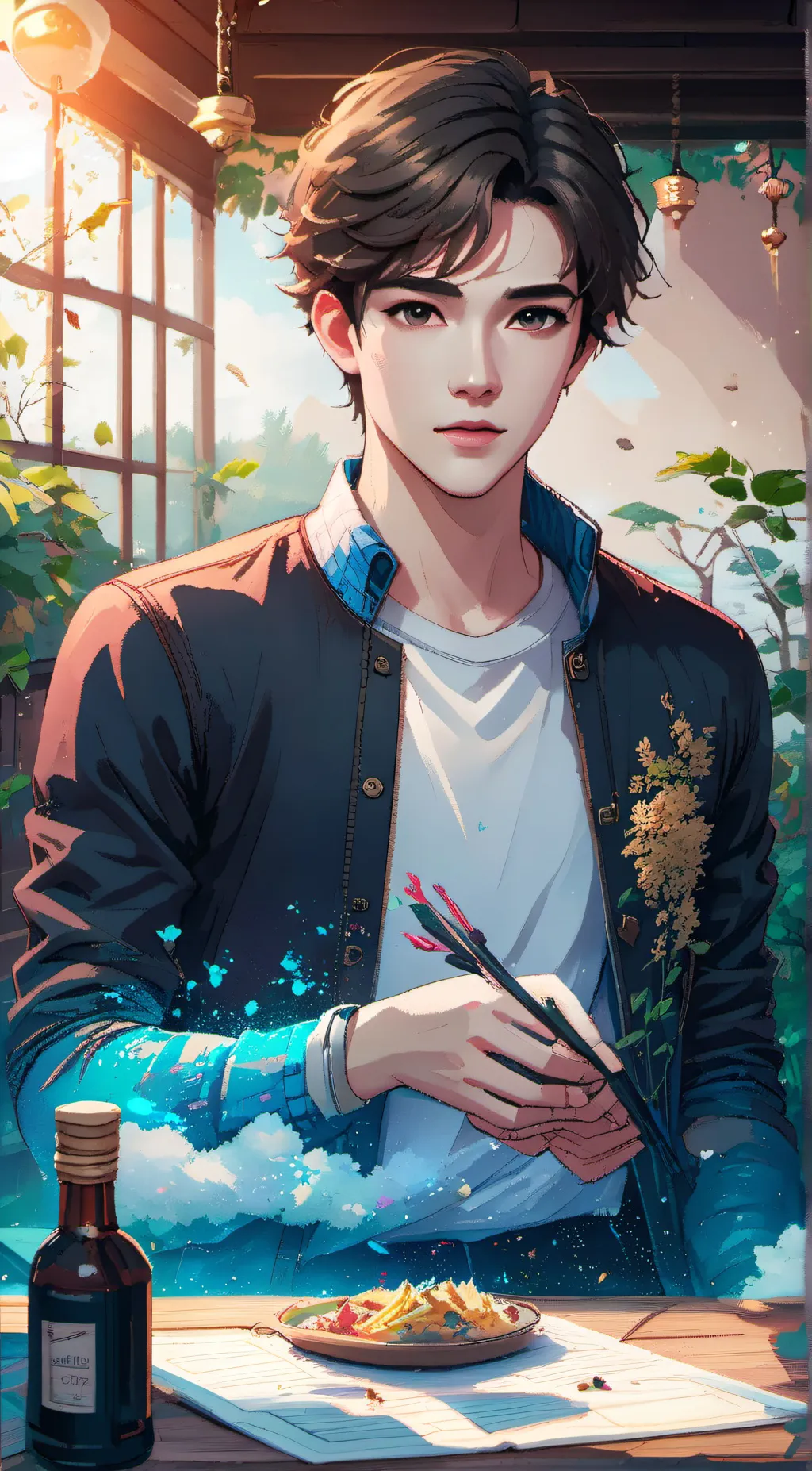 ai character: logan background