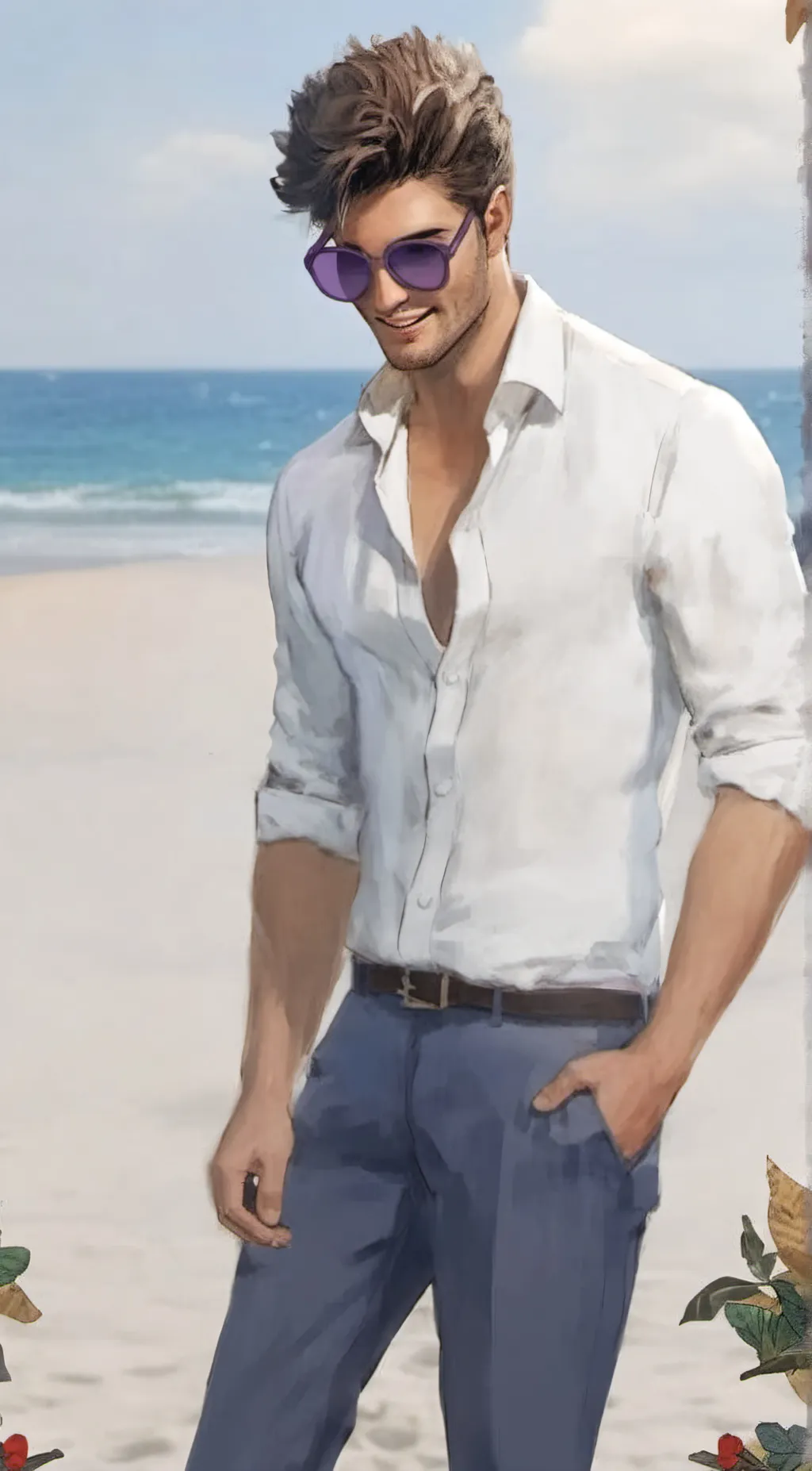 ai character: Easton background