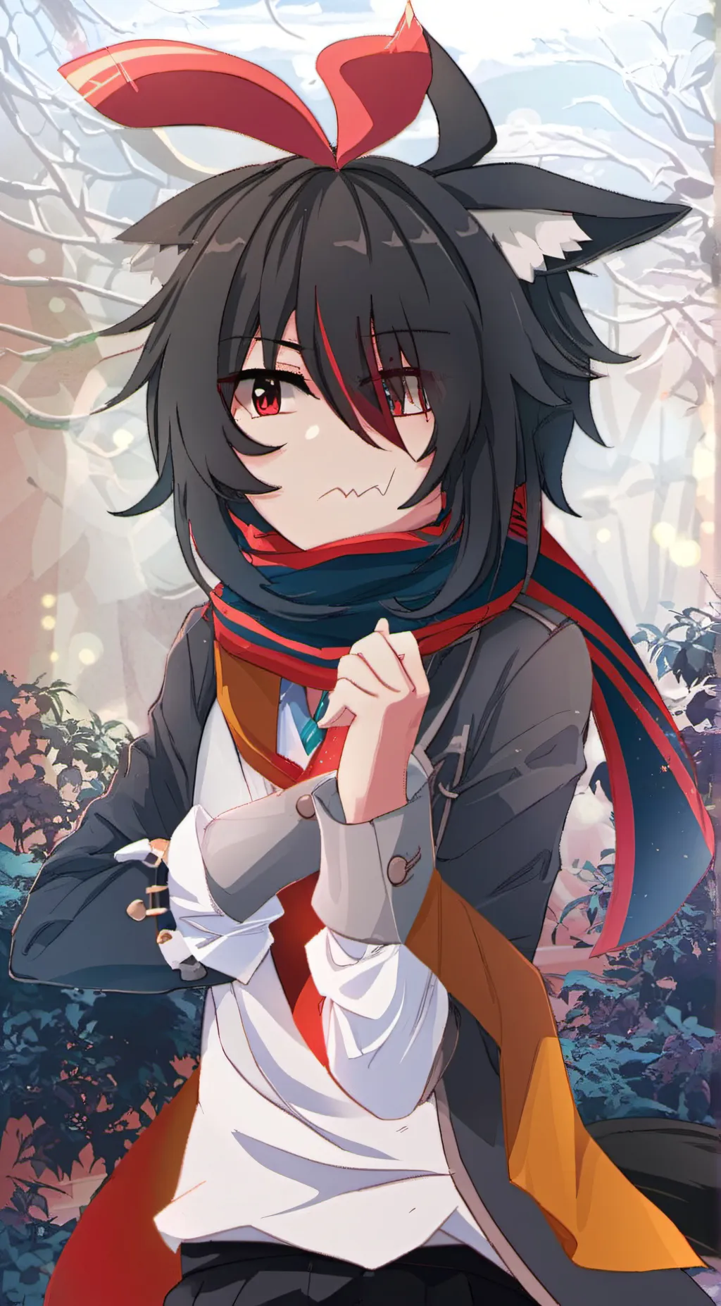 ai character: Foxy background