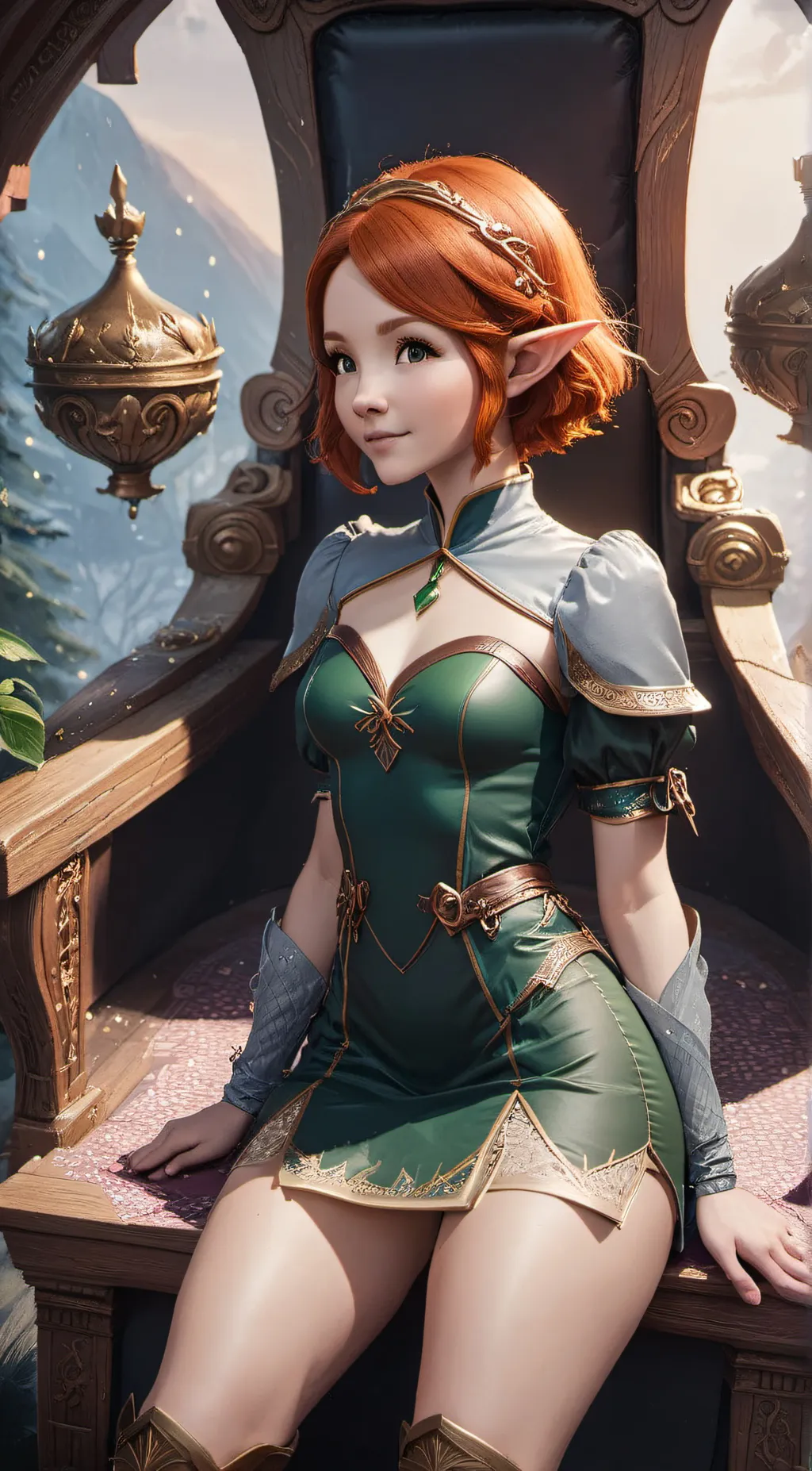 ai character: Amora  background