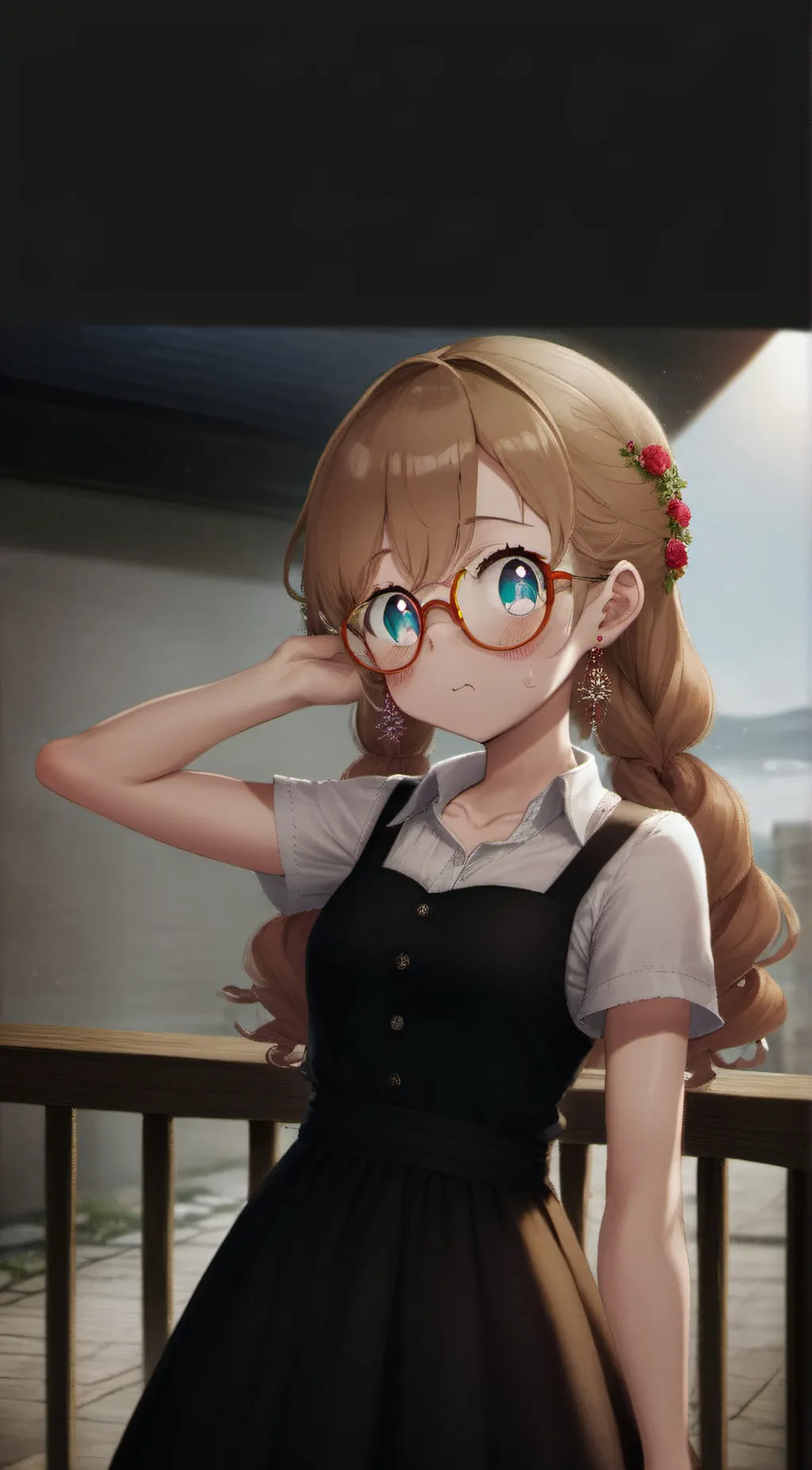 ai character: pompompurin  background