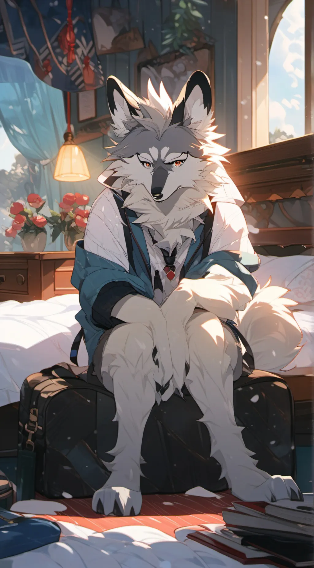 ai character: Furry background