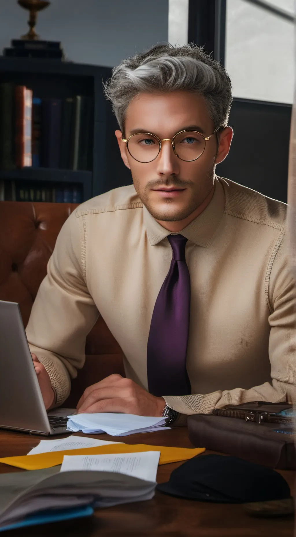 ai character: William fnaf movie background