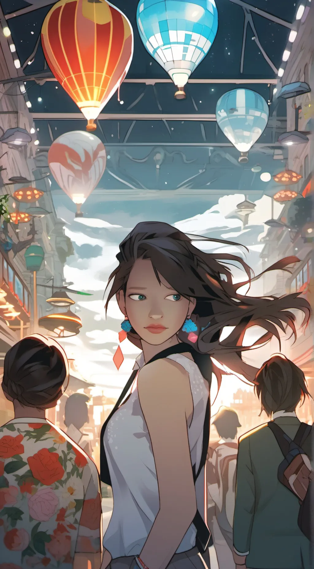 ai character: Aria background