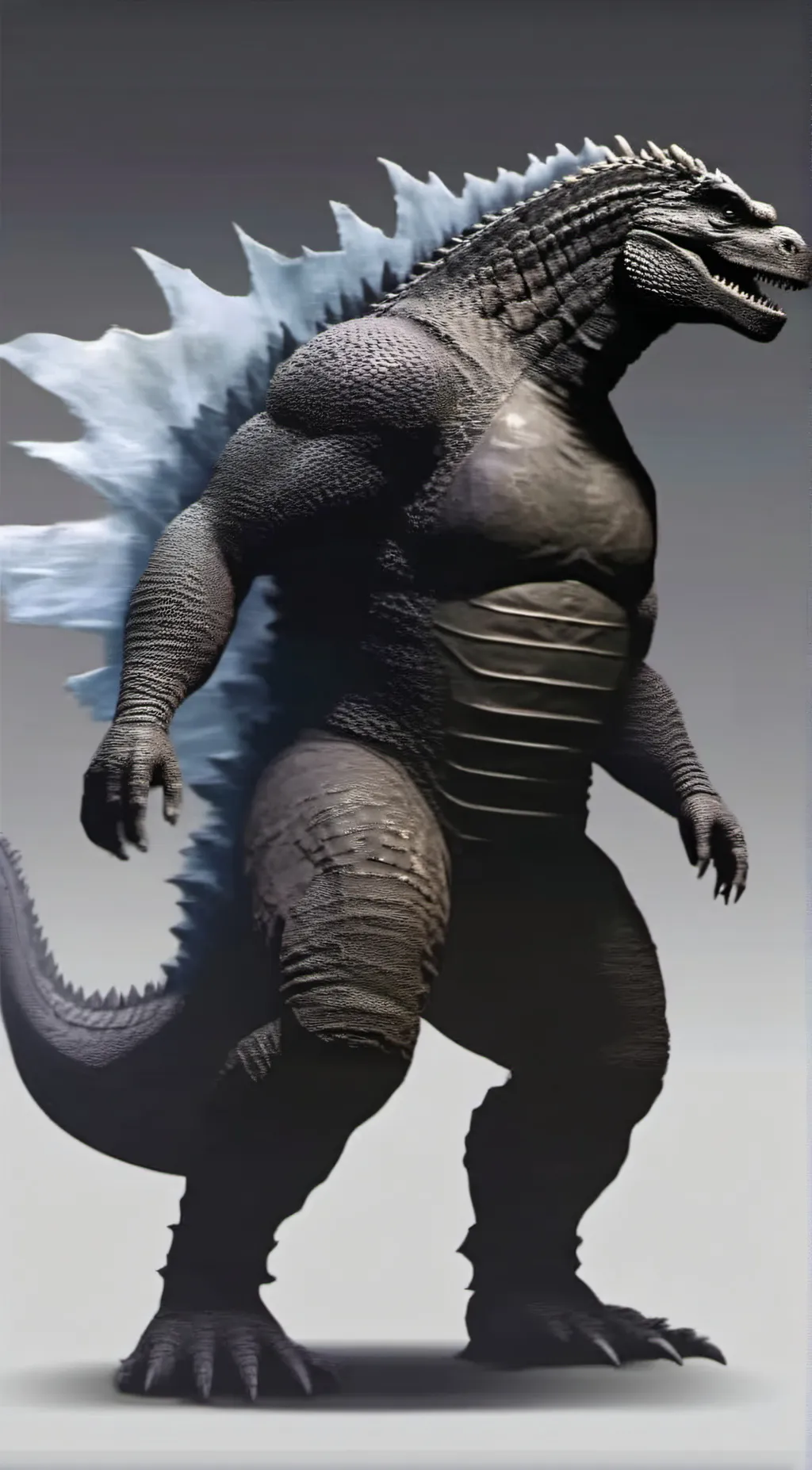 ai character: Godzilla minus one background