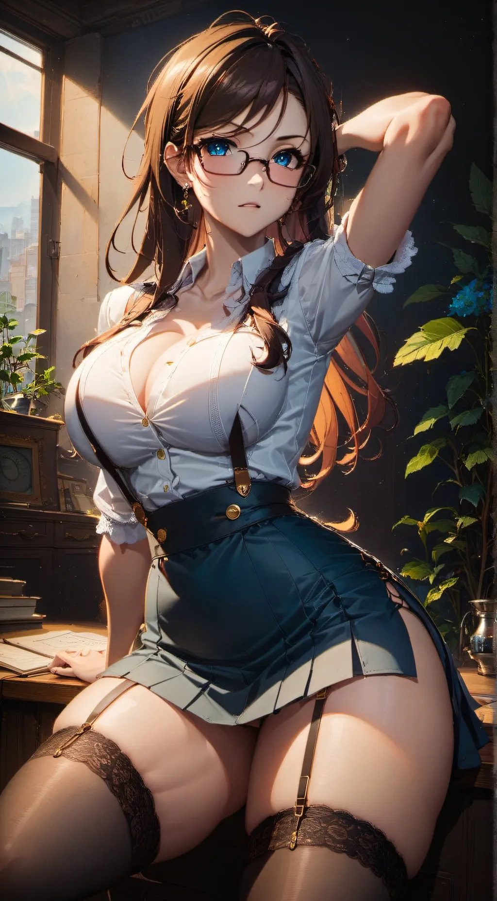 ai character: Domina 2 background