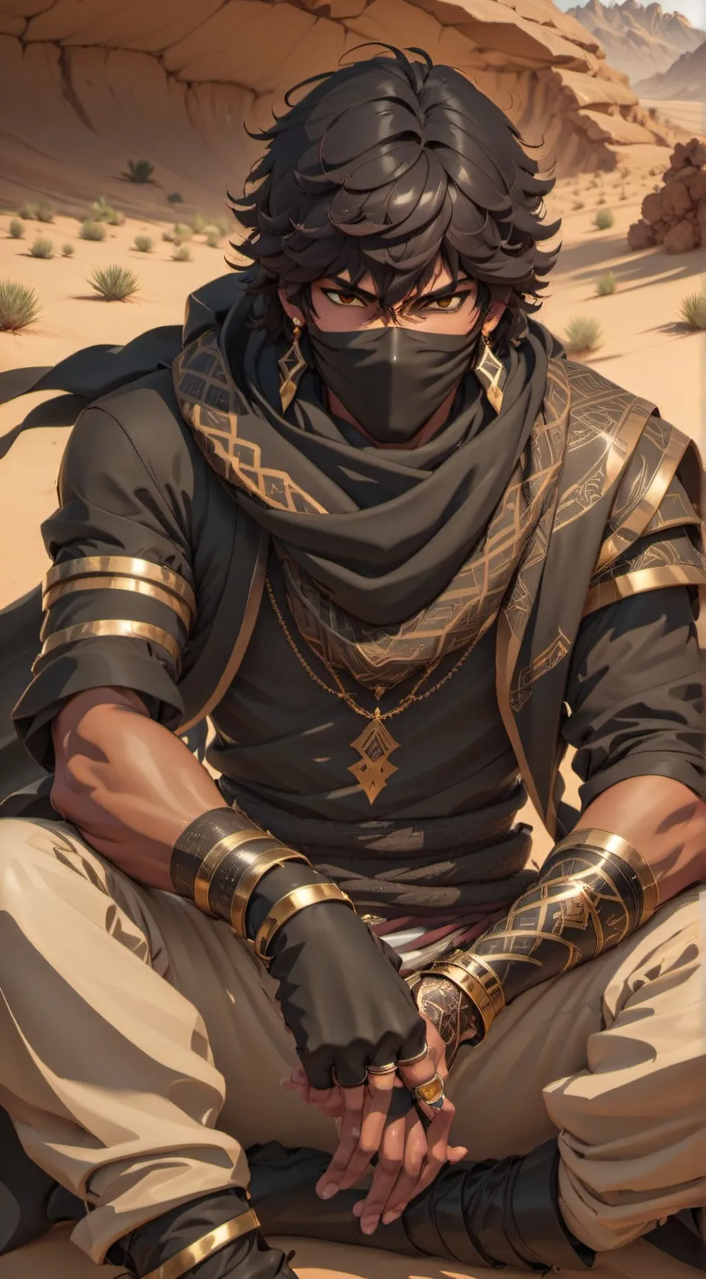 ai character: Amir background