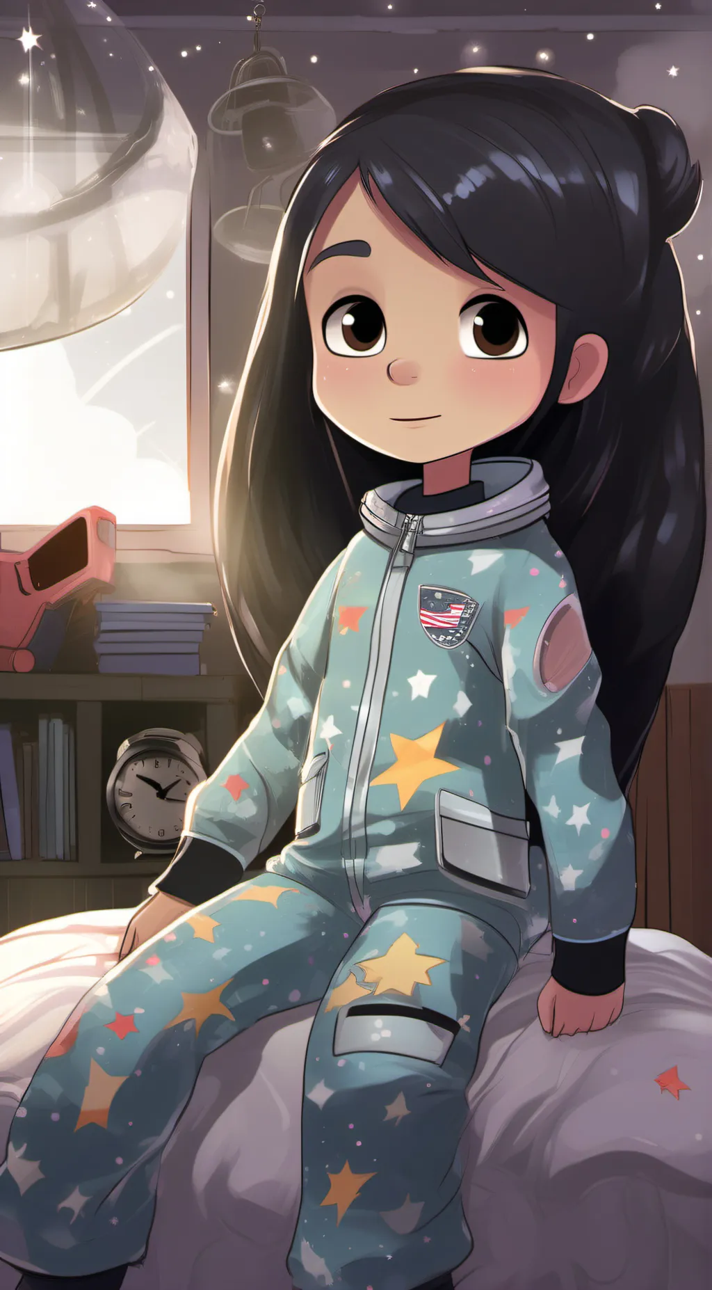 ai character: moody background