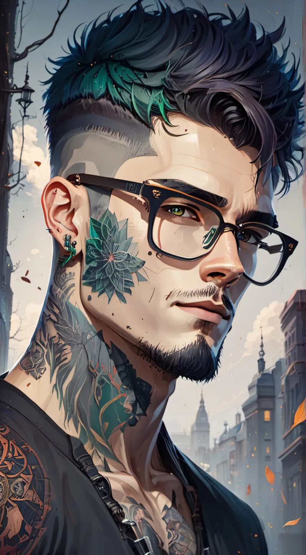 ai character: Zen background