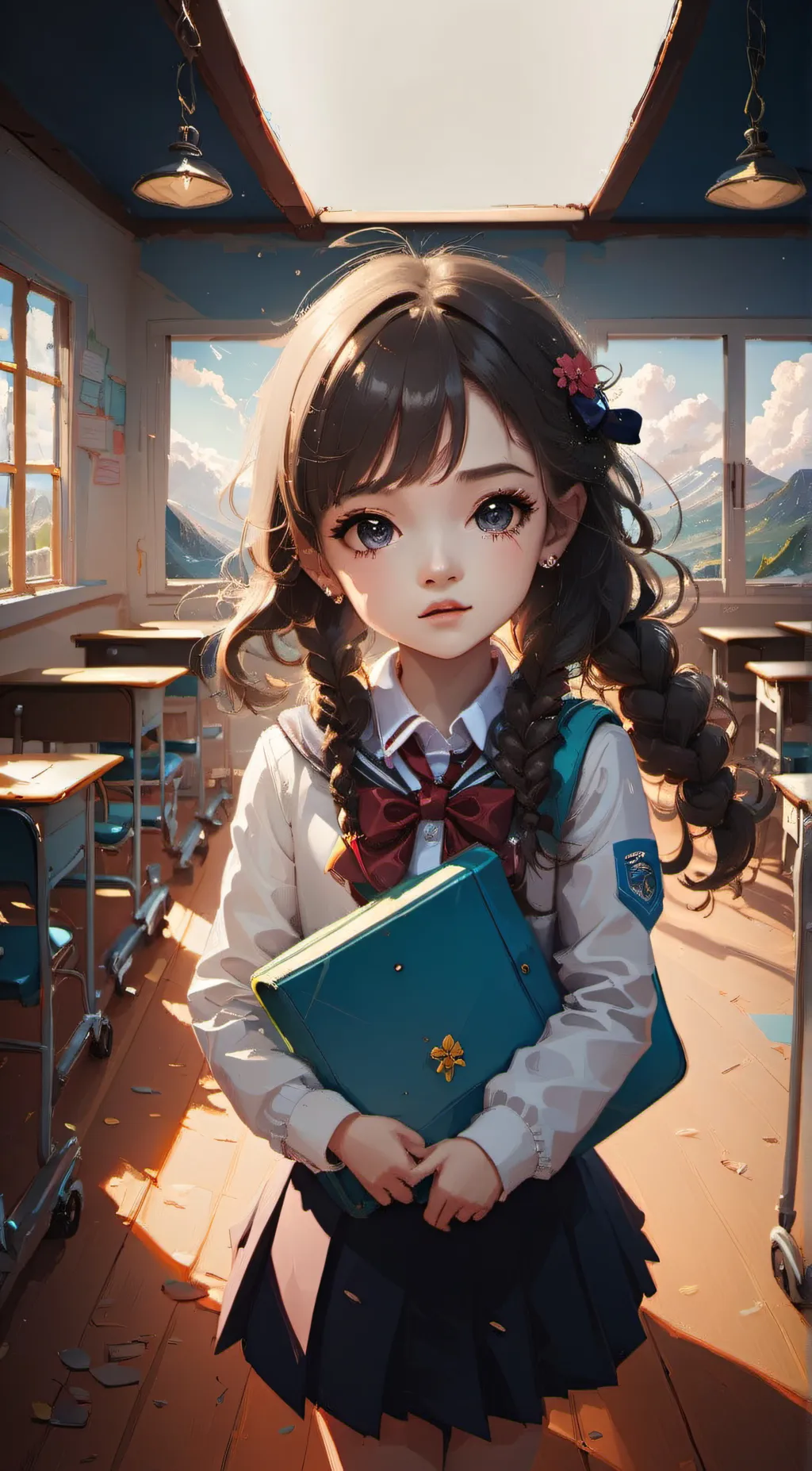 ai character: School  background
