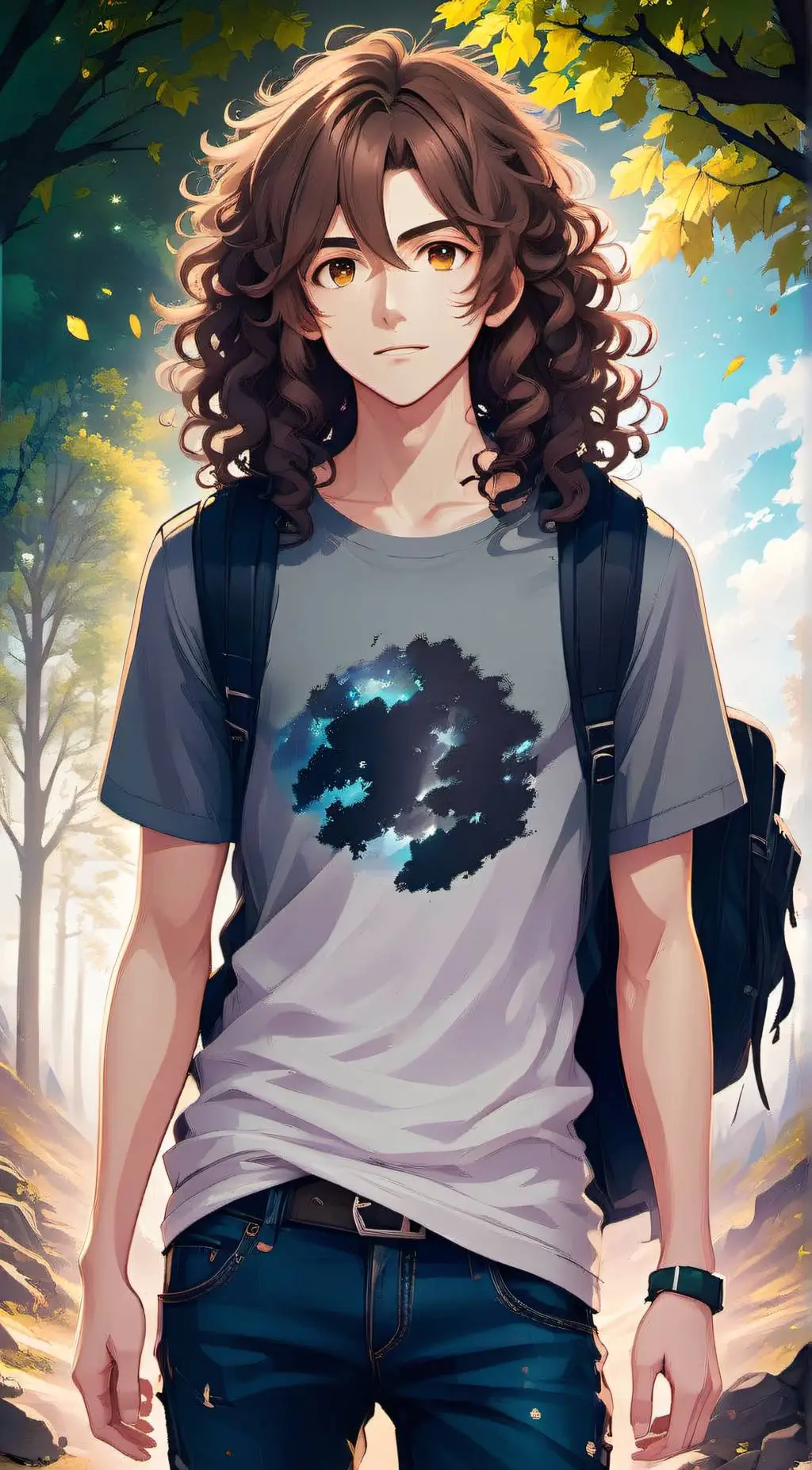 ai character: Corey  background