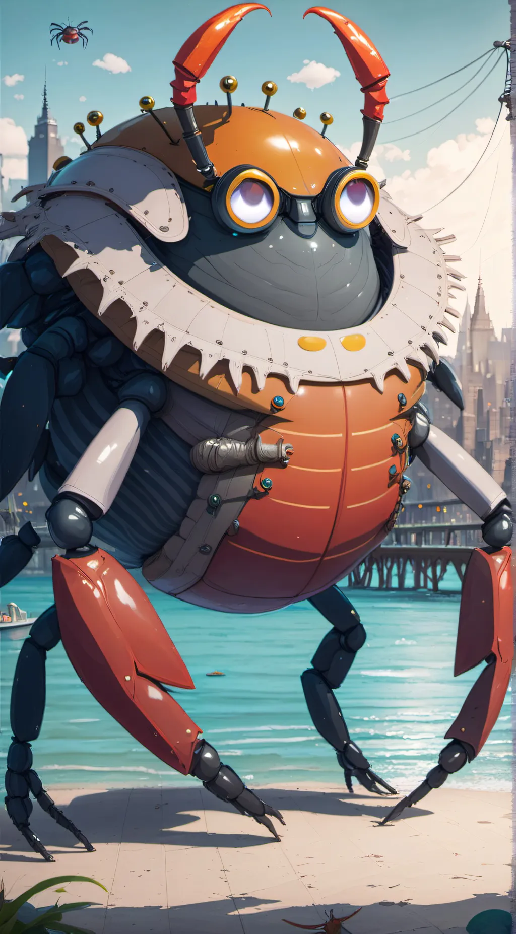 ai character: Dr Crabulous background