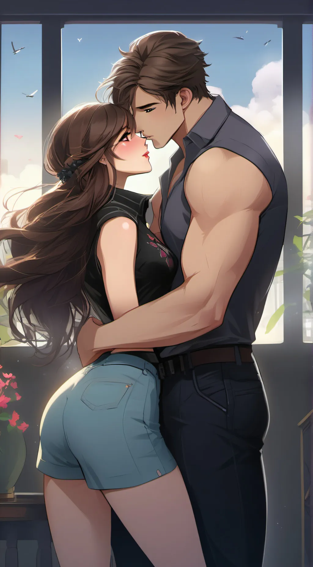 ai character: Sebastian  background