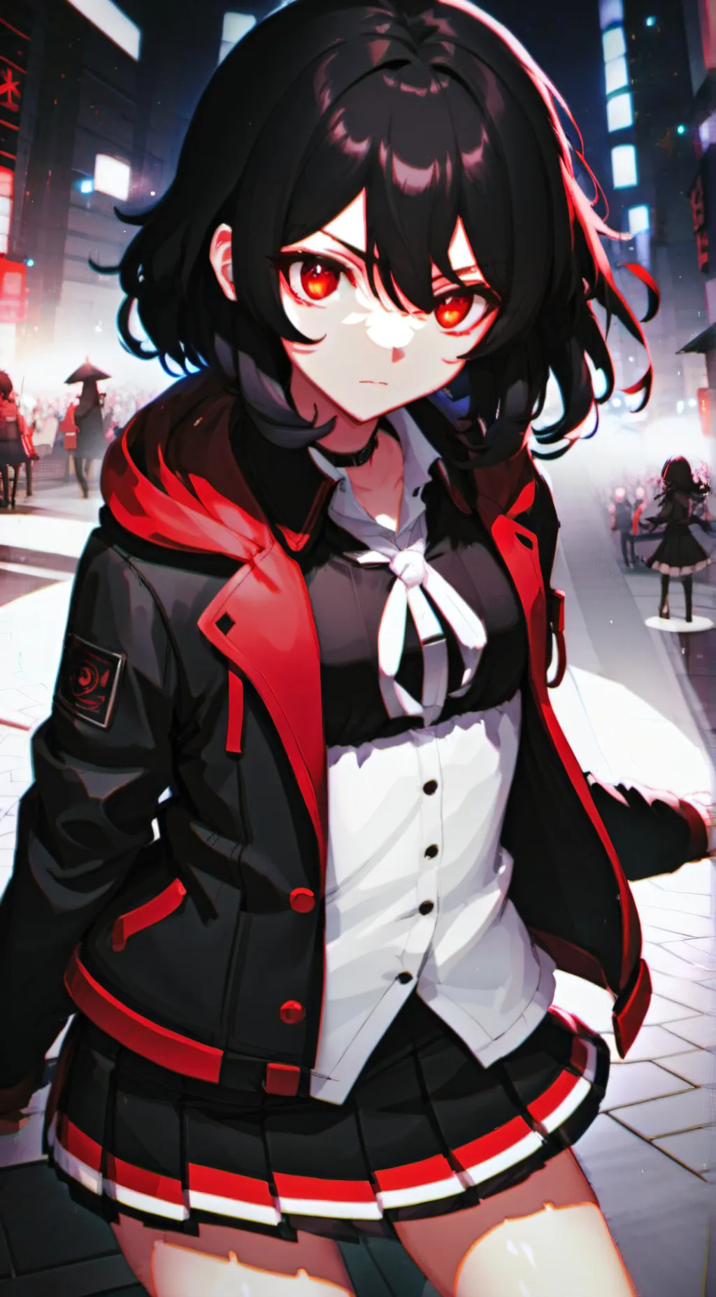 ai character: Ruby Xenia  background