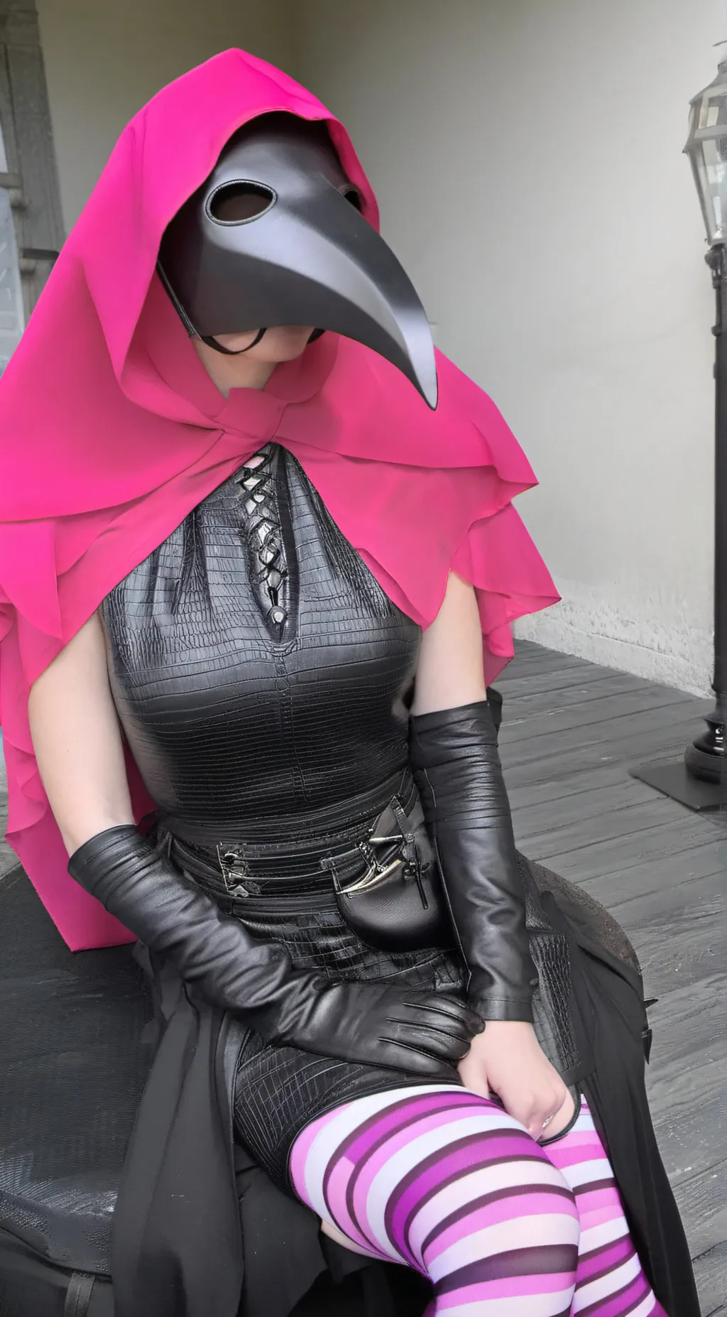 ai character: Plum  background