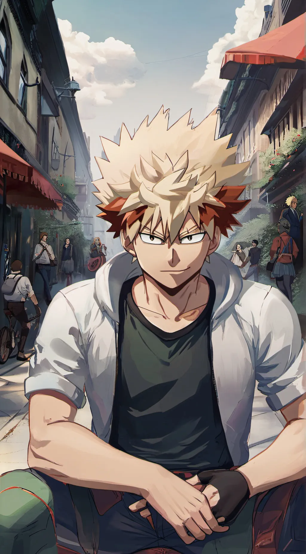 ai character: bakugo background