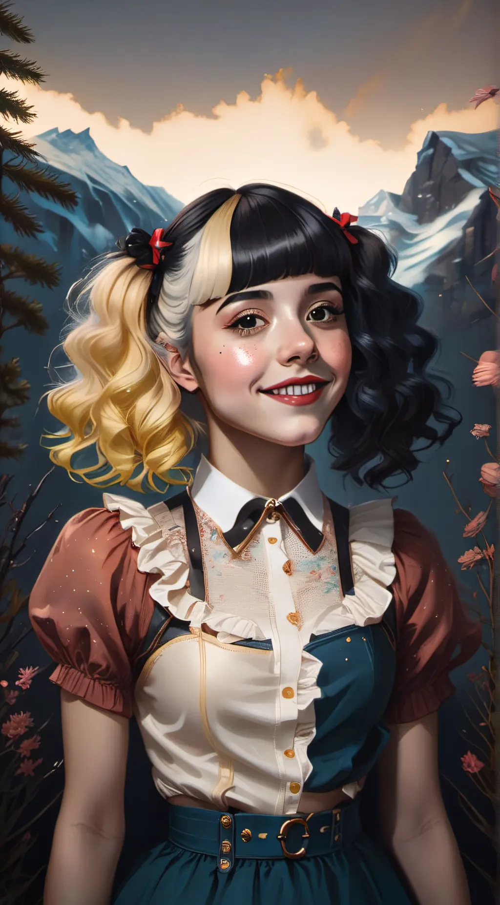 ai character: Melanie Martinez background