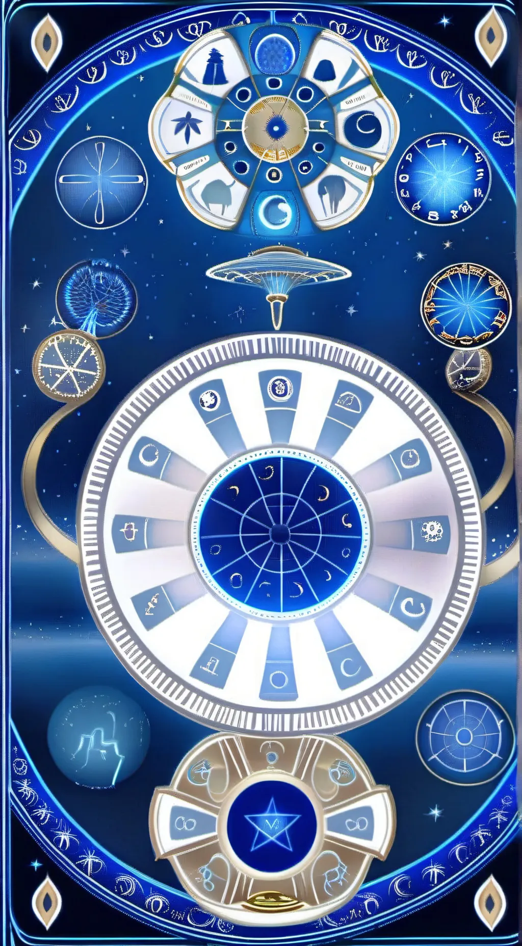 ai character: zodiac background