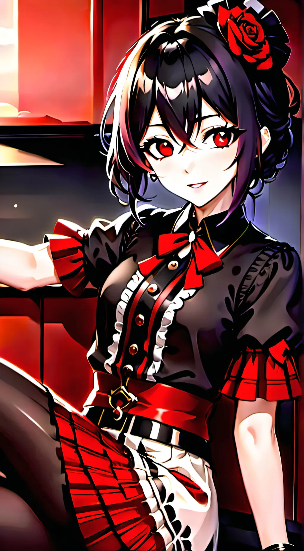 ai character: Velvet background