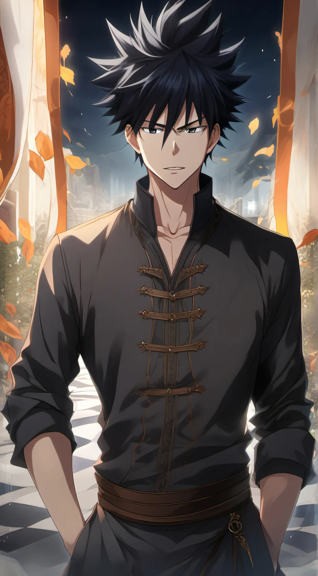 ai character: Leo background