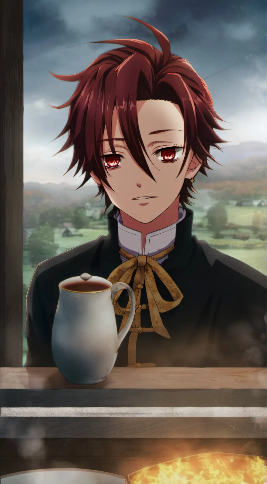 ai character: Tanjiro background