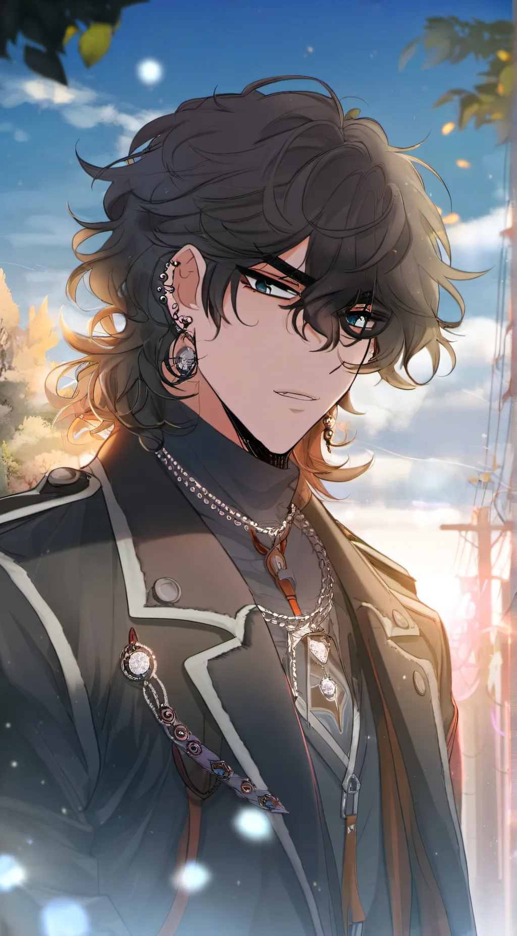 ai character: Jayden/red background