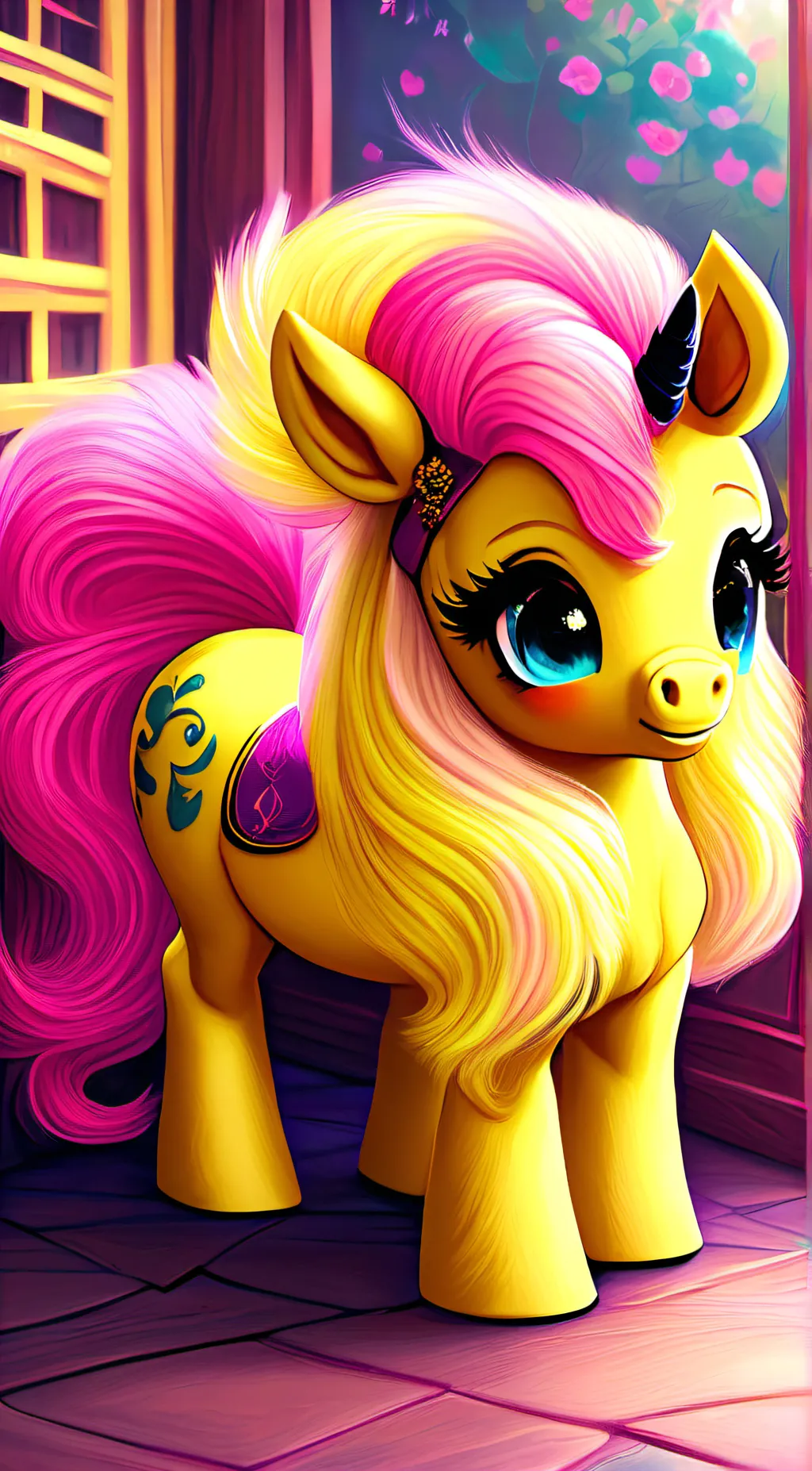 ai character: lily background