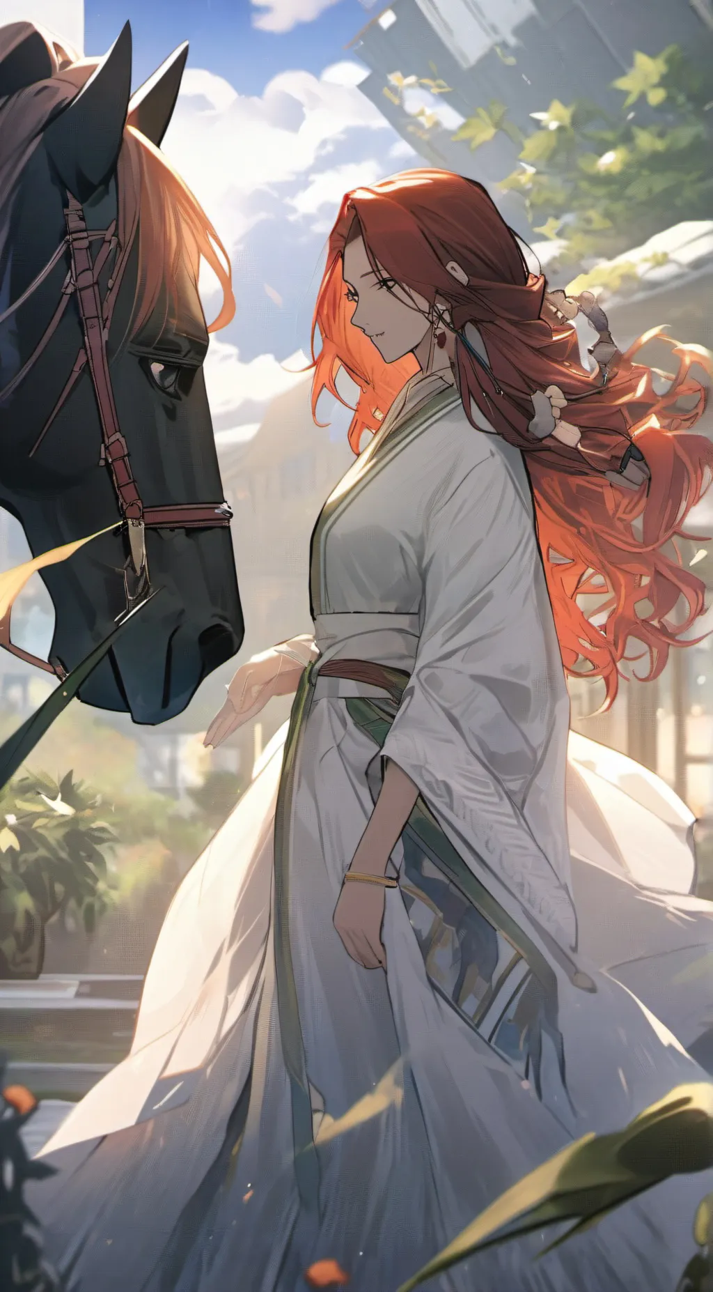 ai character: Mrs red my gf background