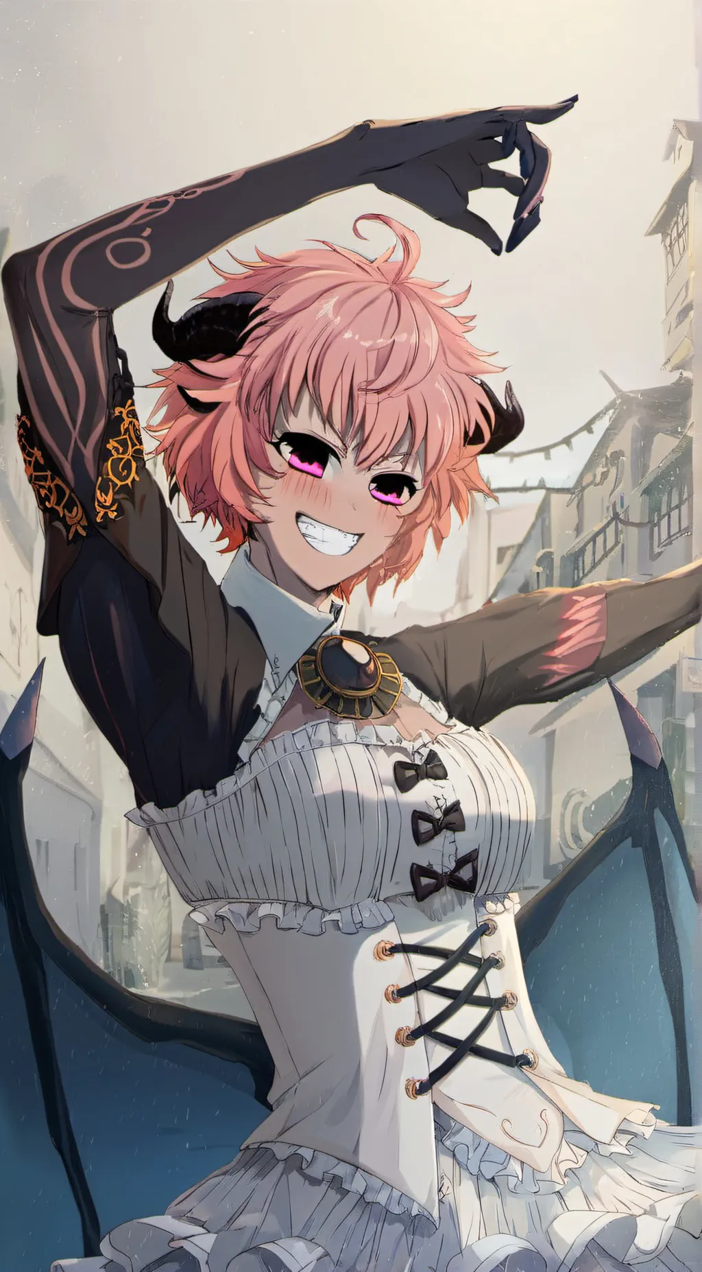 ai character: mina ashido background