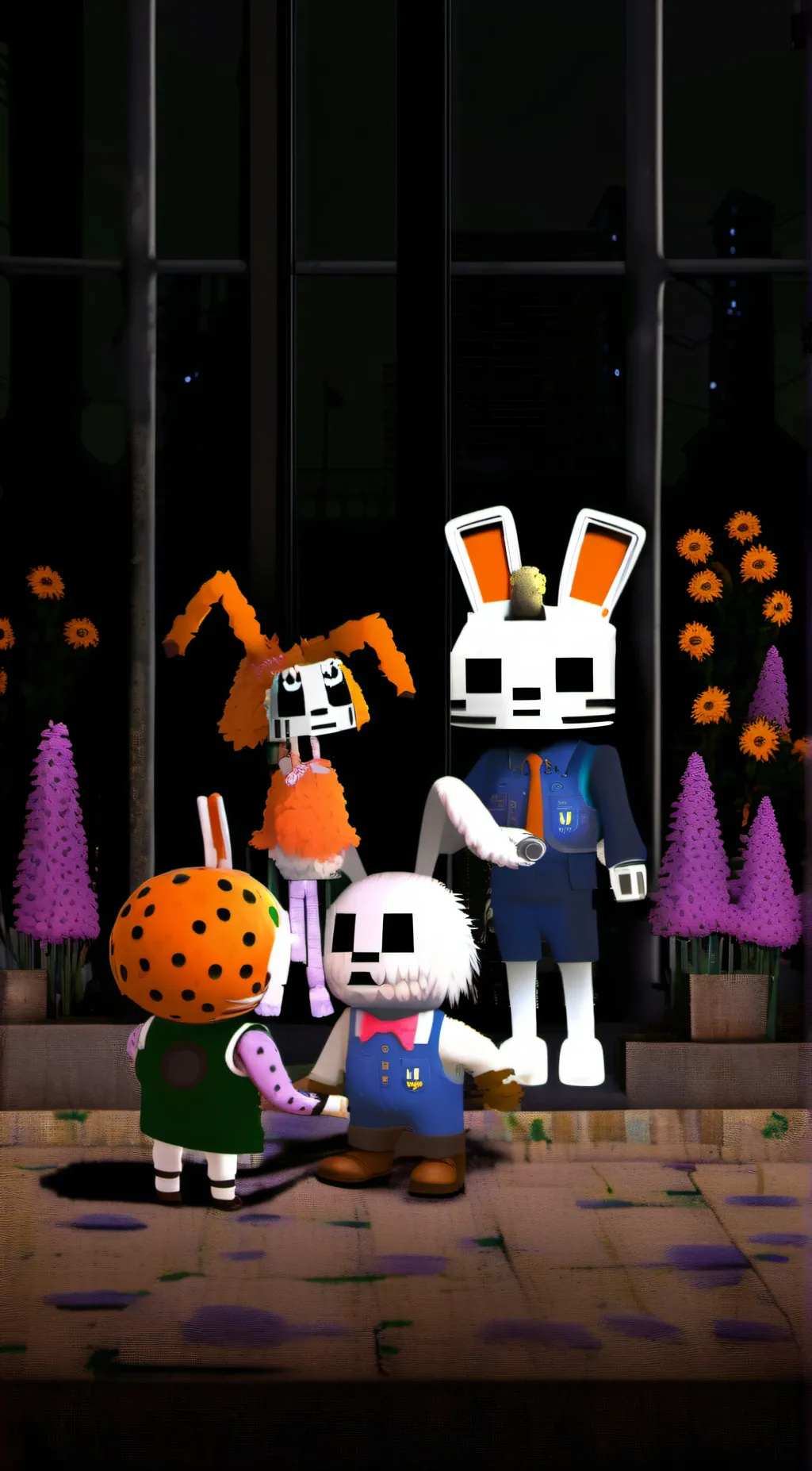 ai character: Lolbit  background