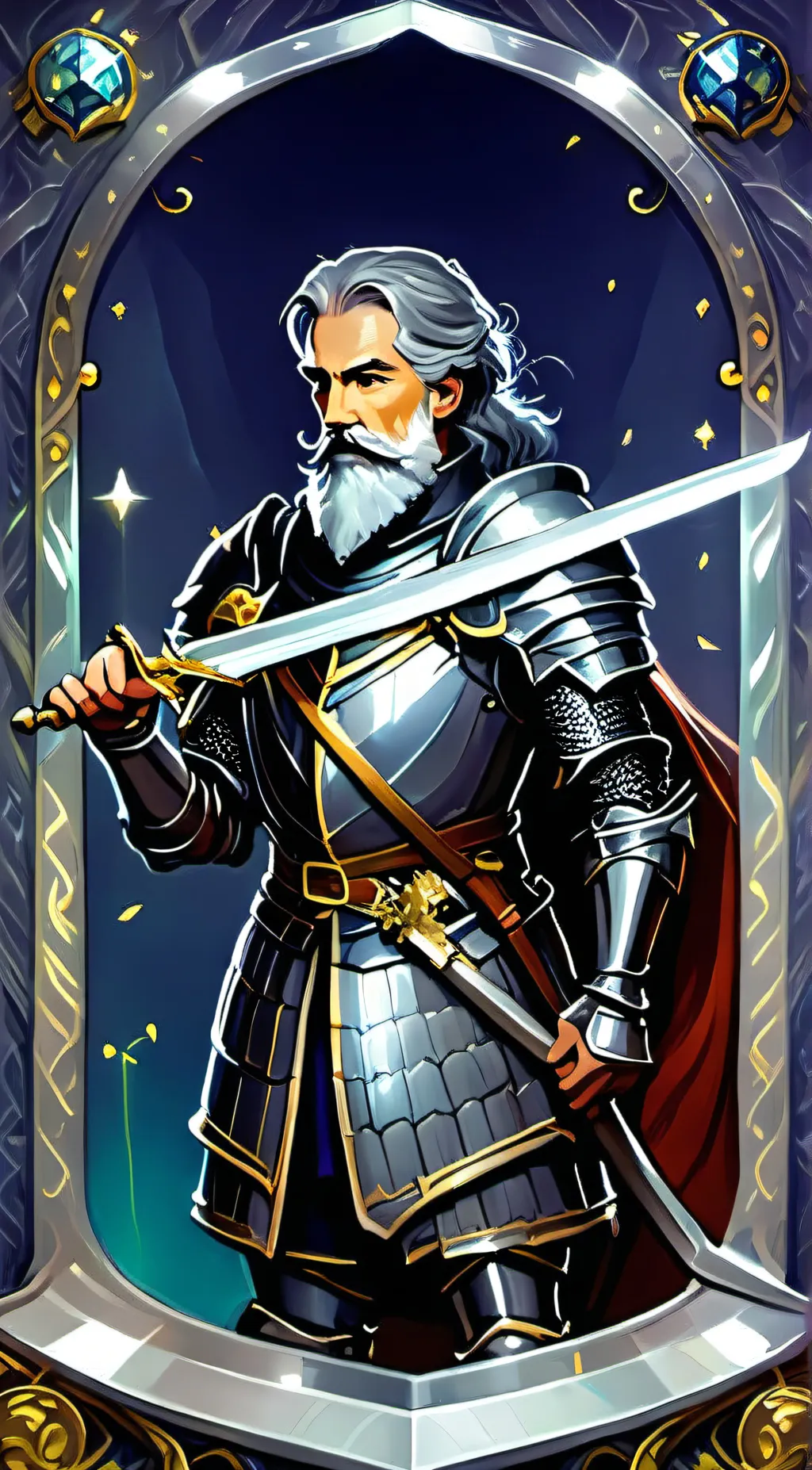 ai character: The Mirror Knight background