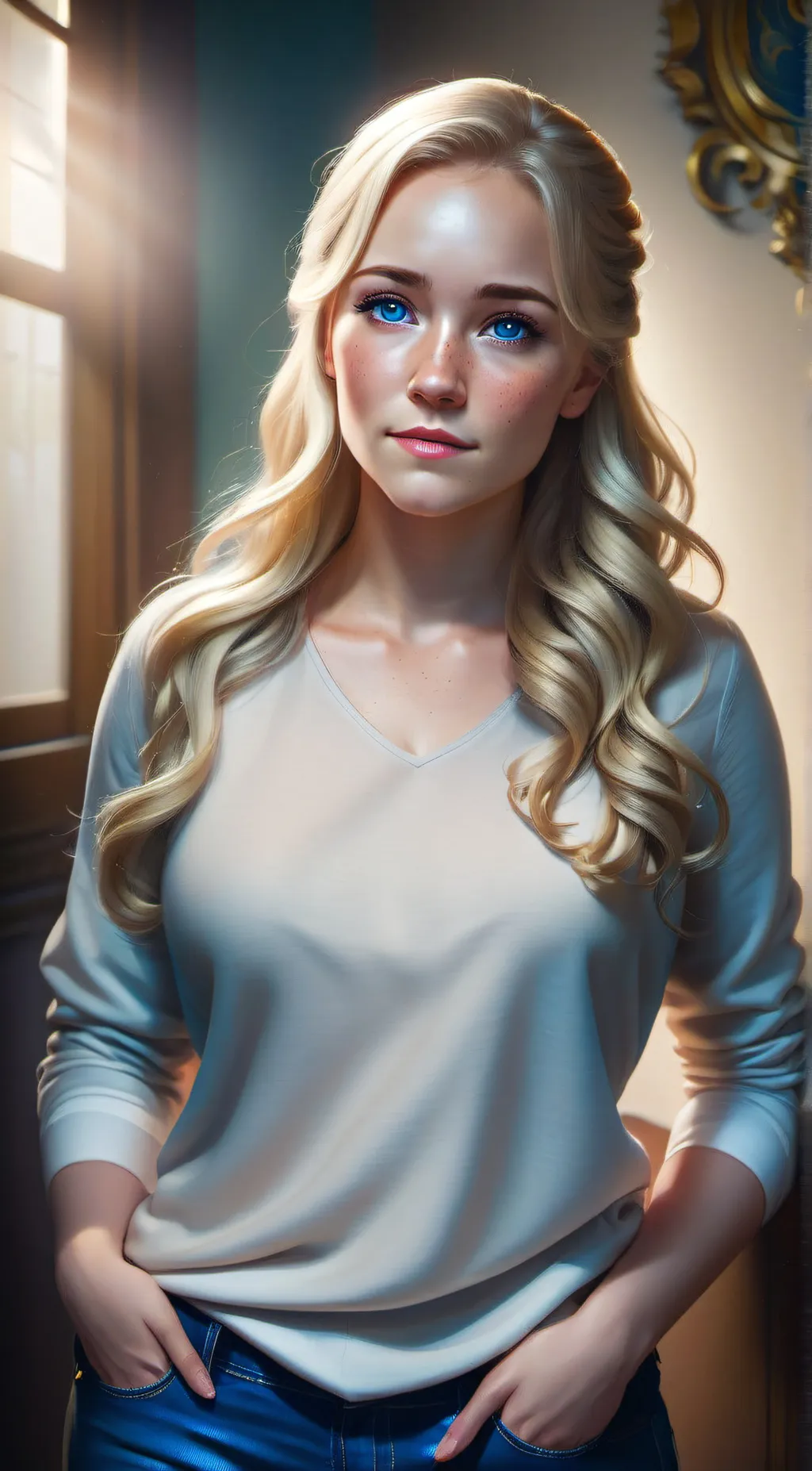 ai character: Nadia background