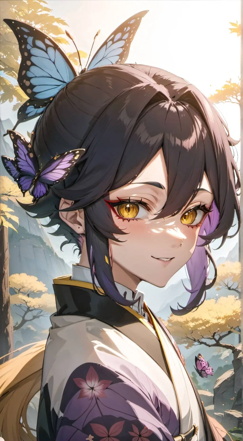 ai character: demon shinobu background