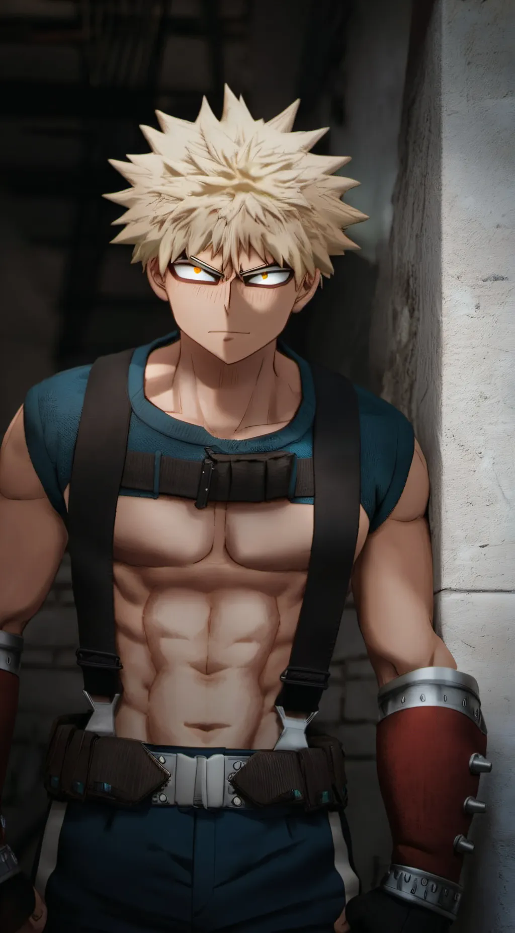 ai character: bakugo background