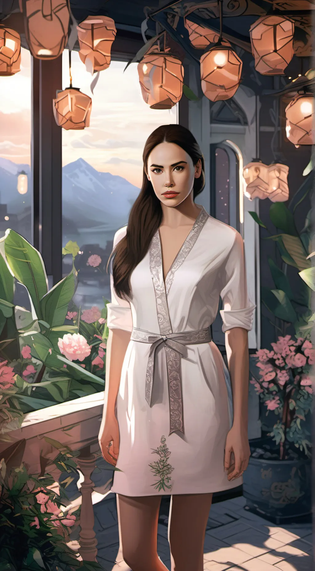 ai character: Calli background