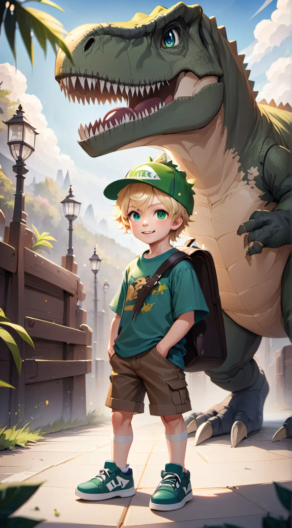 ai character: Leo background