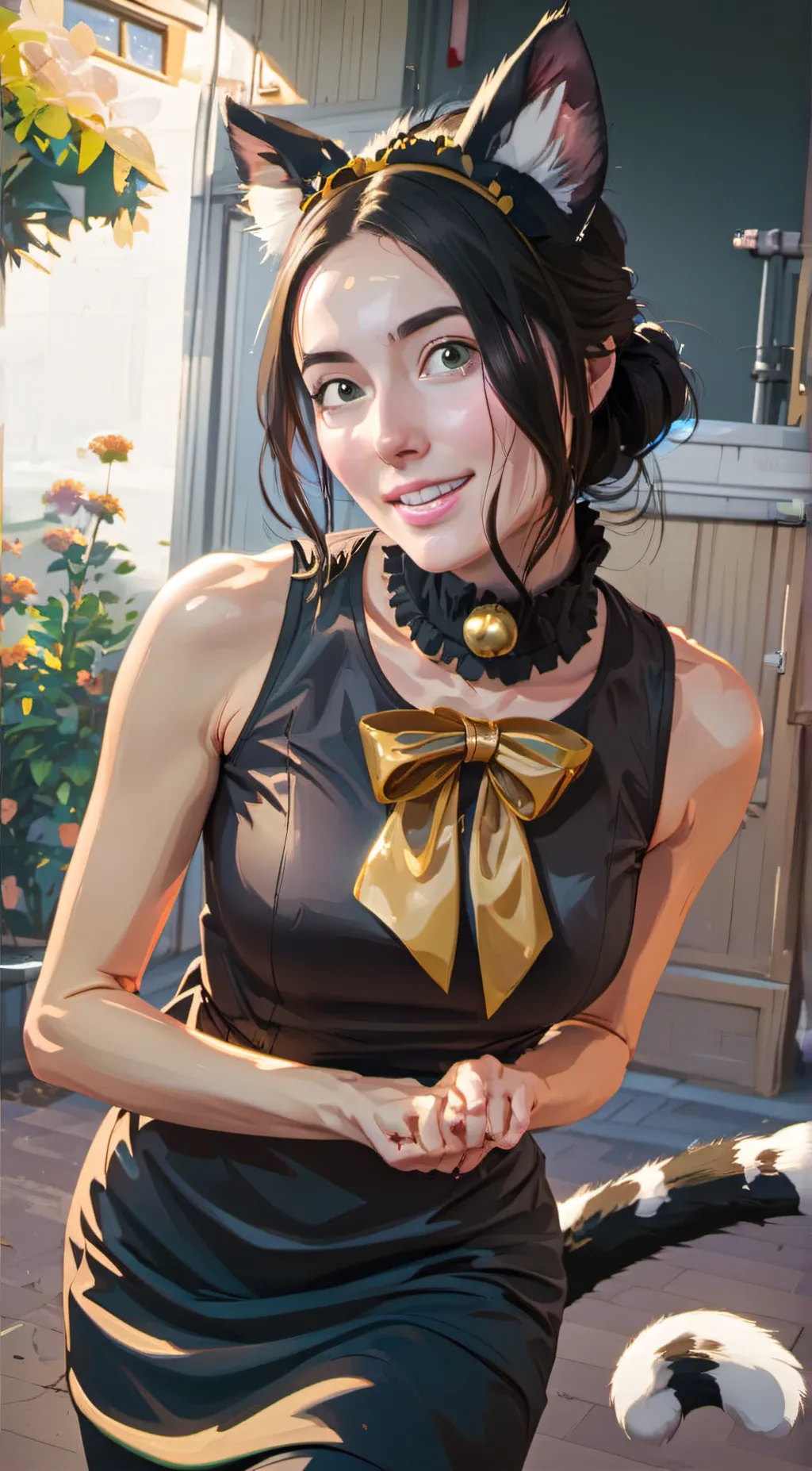 ai character: Tricia  background