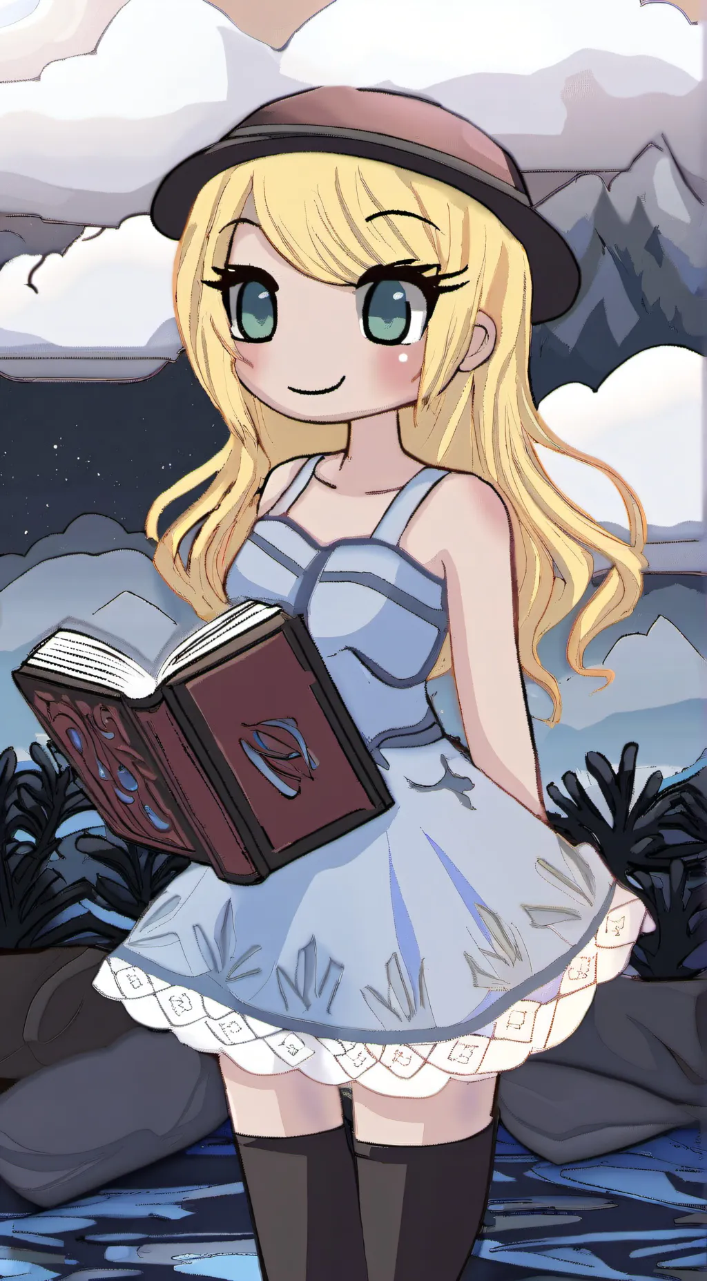 ai character: Kindle background