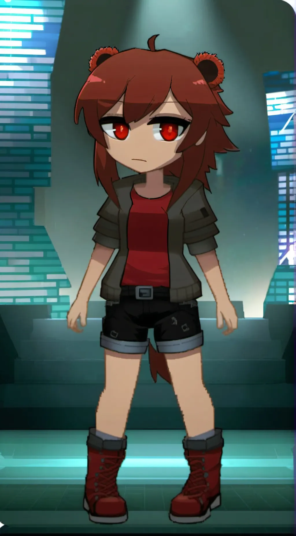 ai character: Luna the hedgehog  background