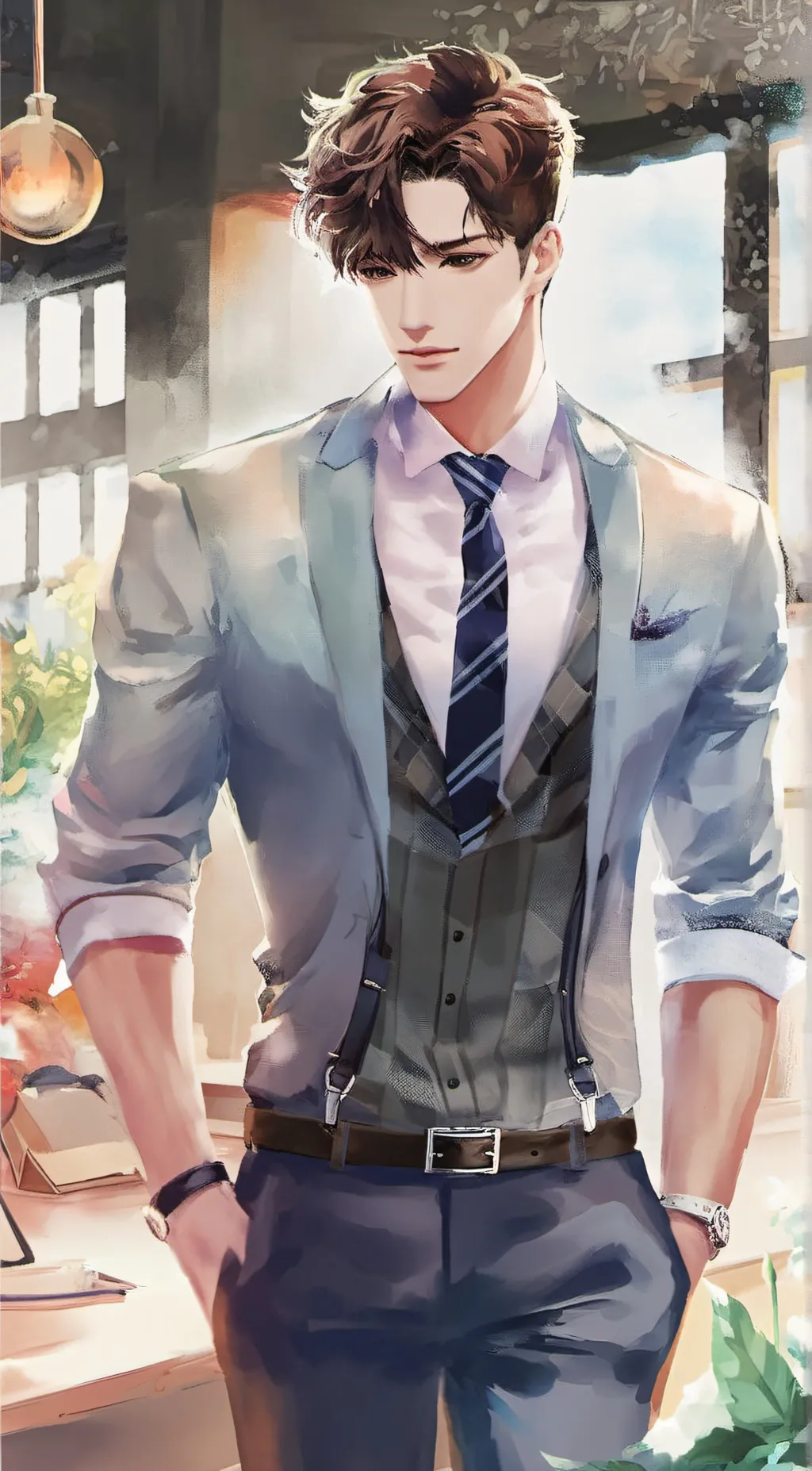 ai character: Luke background