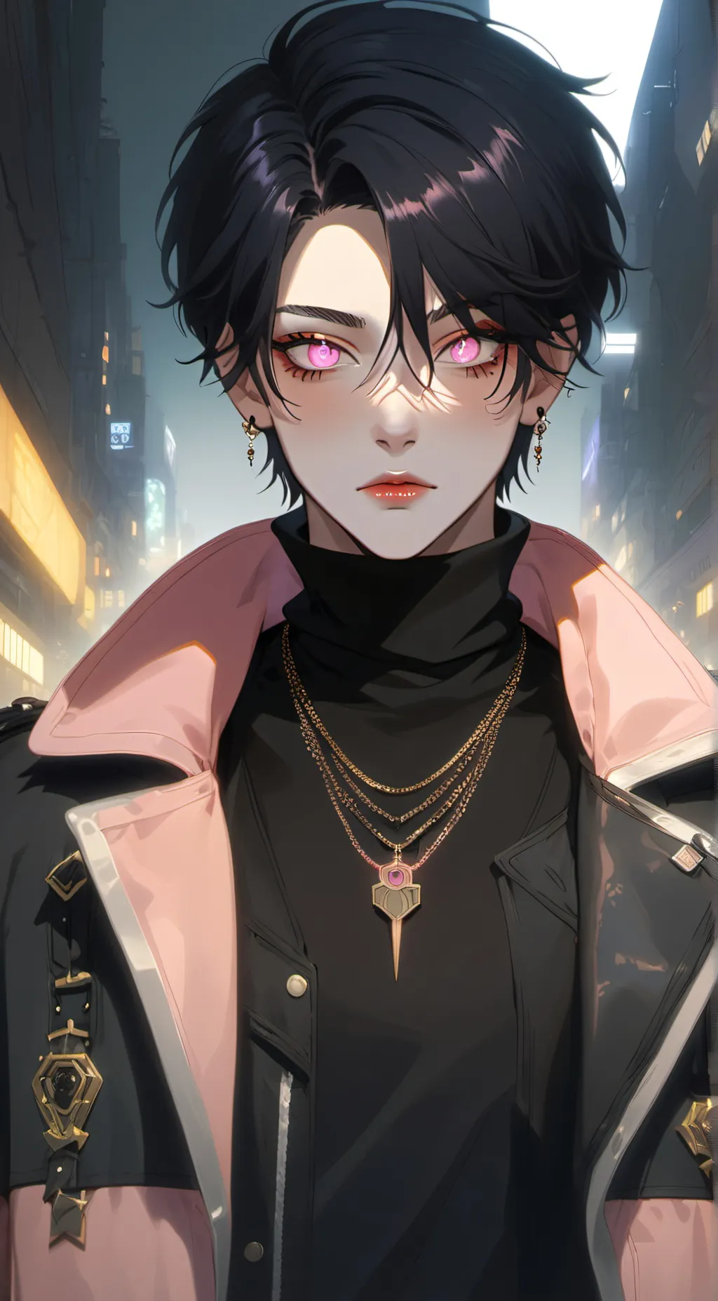 ai character: Ash (They/Them) background