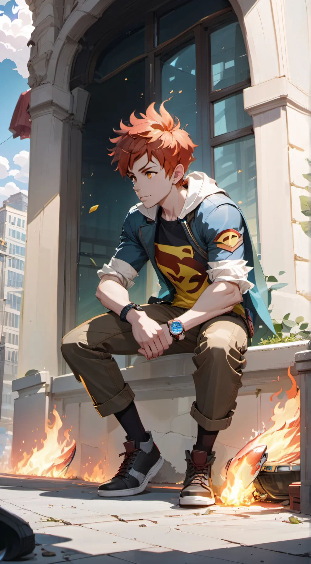 Talkie AI - Chat with fire boy