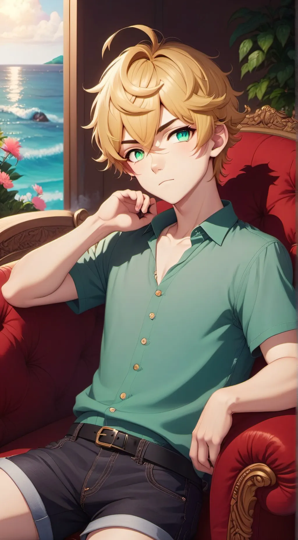 ai character: Blaine background