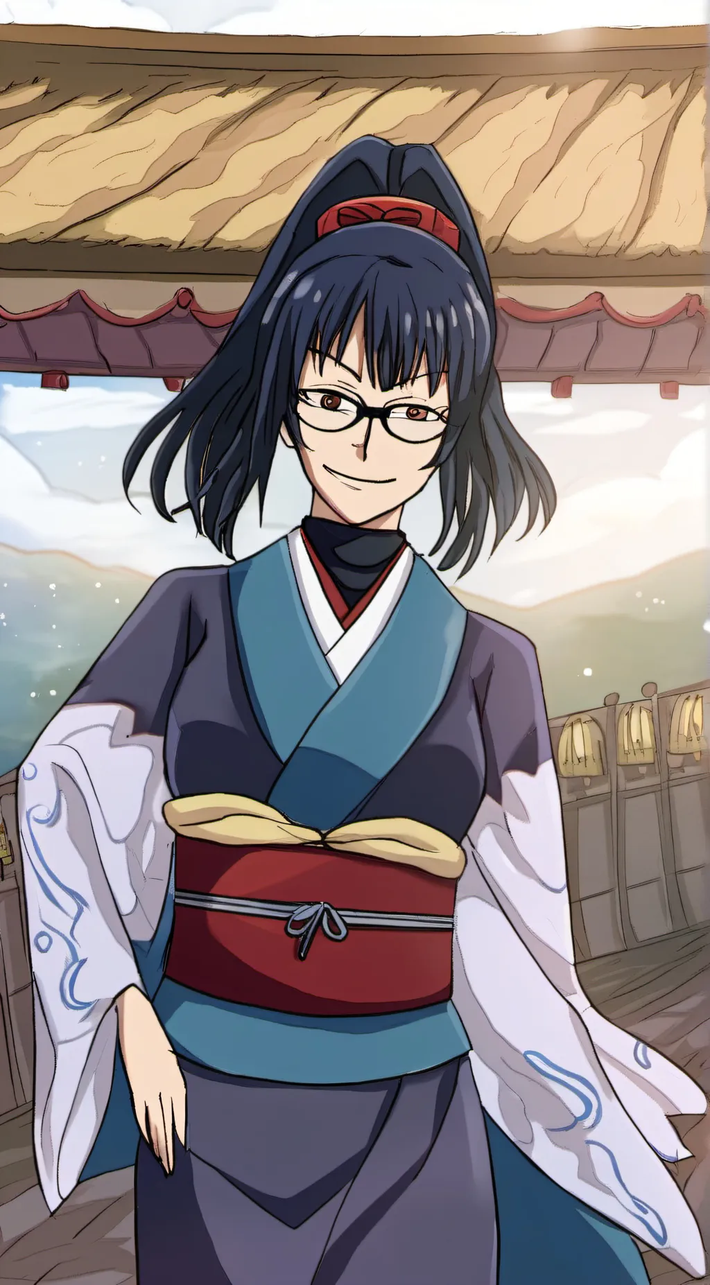 ai character: Maki background