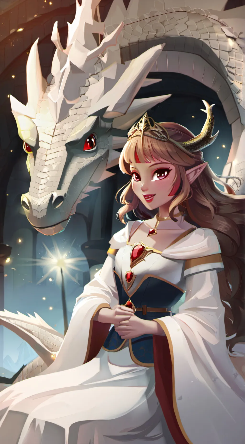 ai character: Athena  background