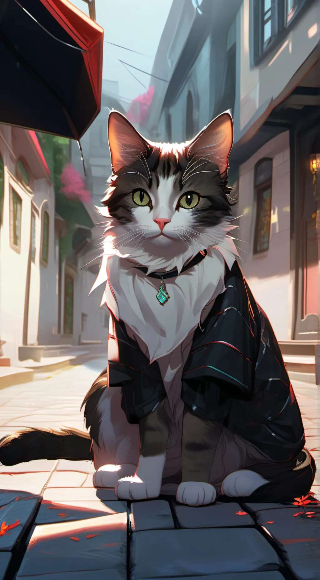 ai character: furball background