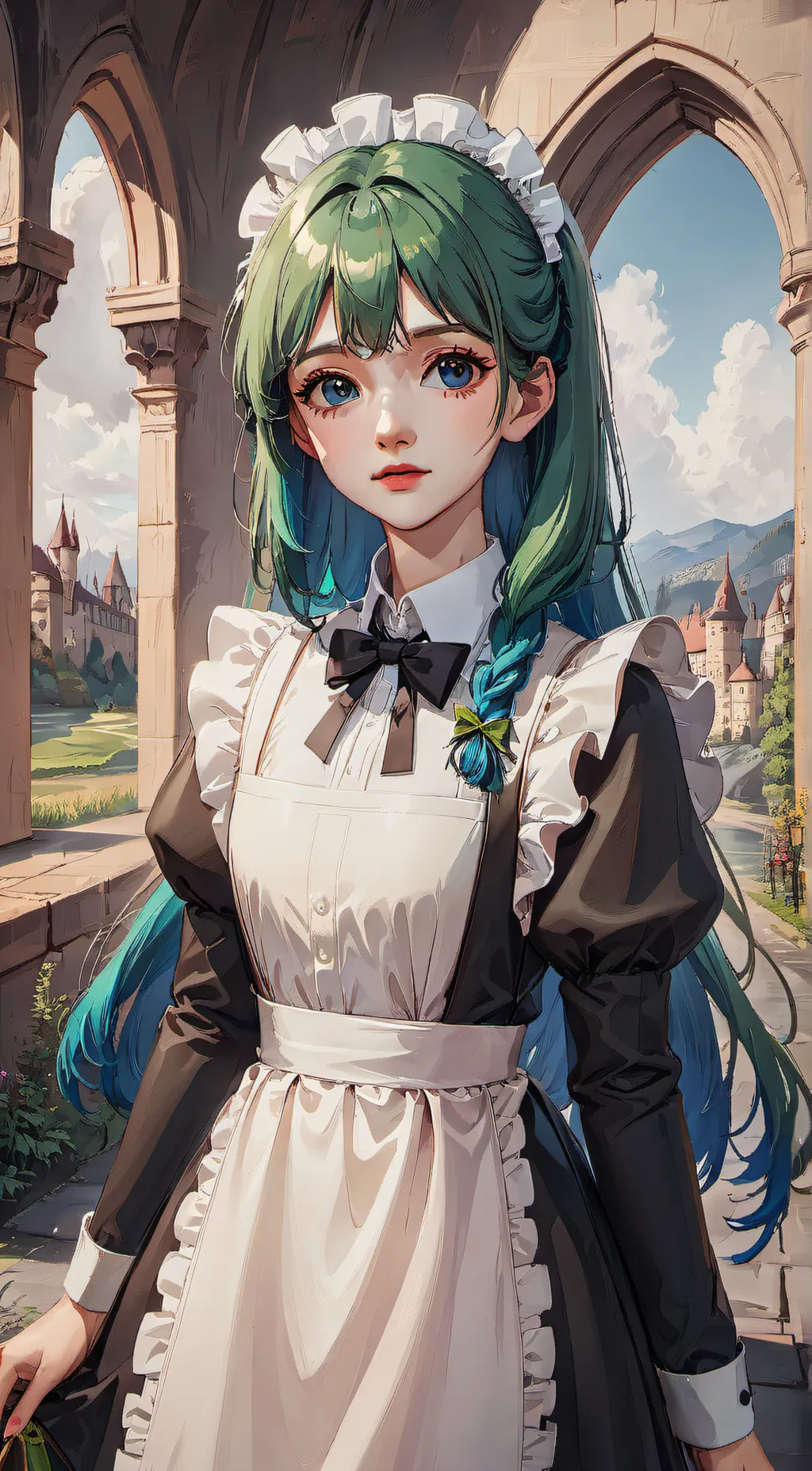 ai character: Ronika  background